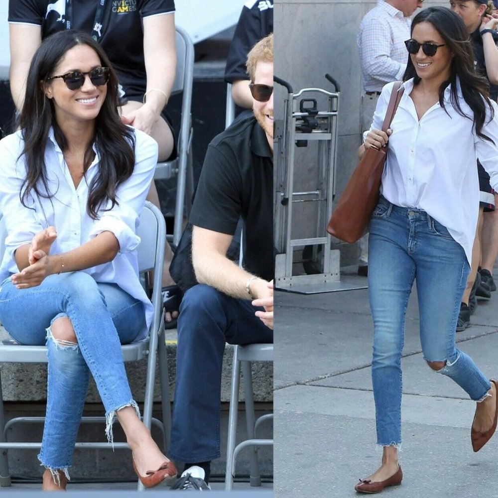 Mother Denim Looker Ankle Fray Love Gun ASO Meghan Markle Duchess of Sussex 23